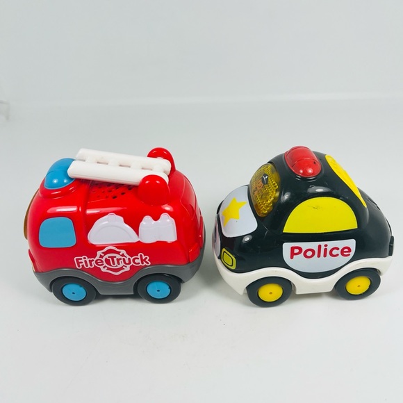 Vtech Go Go Smart Wheels Police Car And Fire Truck Lights And Sounds - Picture 4 of 6